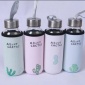 新款小清新仙人掌布套杯兒童水杯子便攜手提學(xué)生玻璃杯**禮品